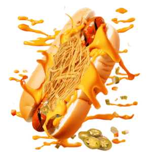 FANKOOSH WEZZUP Grilled BBQ Hot Dog Sandwich