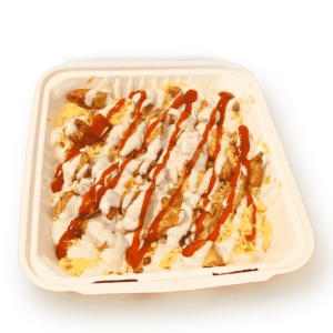 LAHLOOB ON THE ROCKS (Grilled Chicken on a bed of Rice topped with our signature sauce)